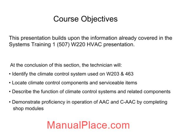 mercedes technical training hvac 203 463 icc page 3