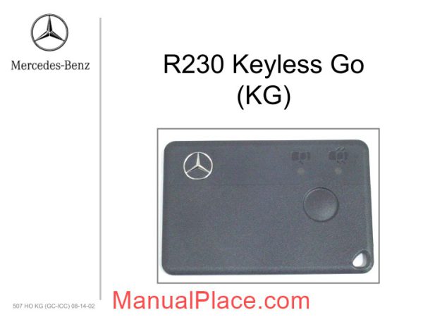 mercedes technical training kg gc icc system page 1