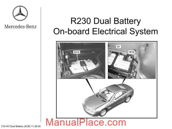 mercedes training 218 ho dual battery system acb page 1