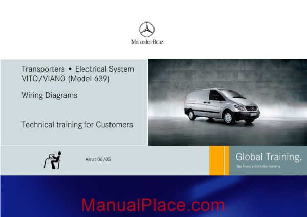 mercedes vito viano wiring diagrams in english page 1