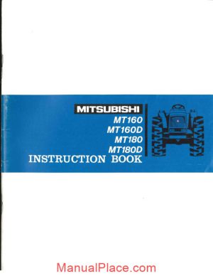 mitsubishi 160 180 instructionbookoptimized1 page 1