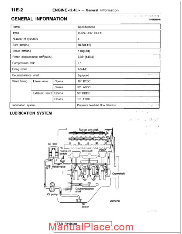mitsubishi 4g64 engine 2 4l service manual page 2