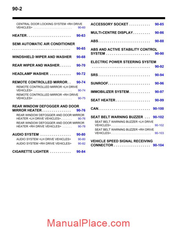 mitsubishi colt 2004 wiring diagram page 2