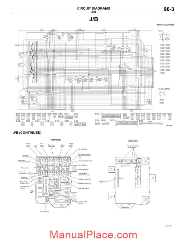 mitsubishi colt 2004 wiring diagram page 3