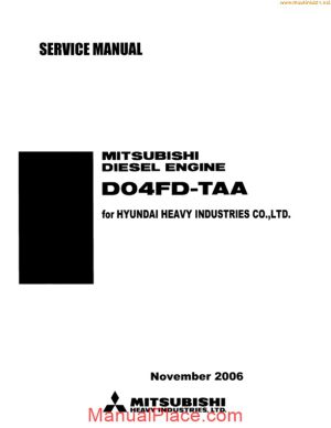 mitsubishi d04fd taa service sec wat page 1