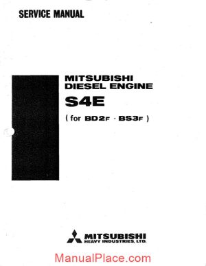 mitsubishi diesel bd2f bs3f service manual ocr page 1