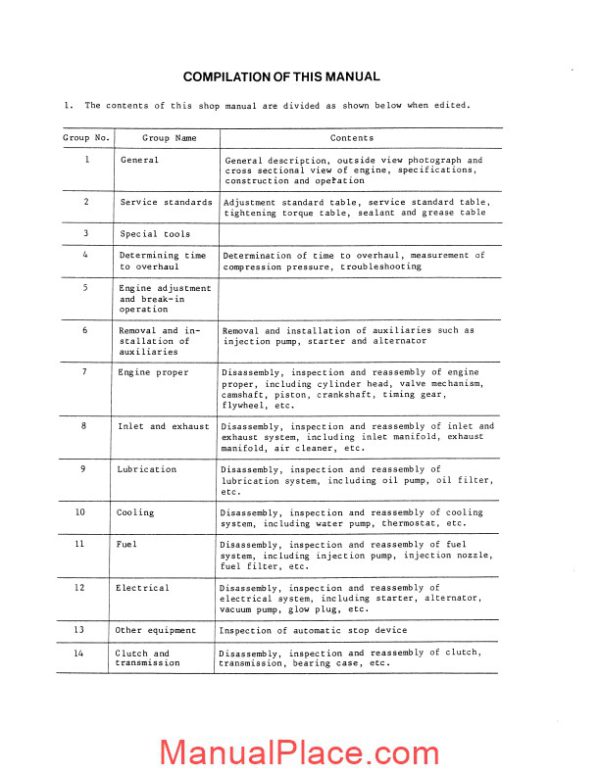 mitsubishi diesel dr engine page 4