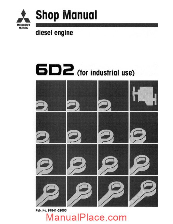 mitsubishi diesel engine 6d2 page 1