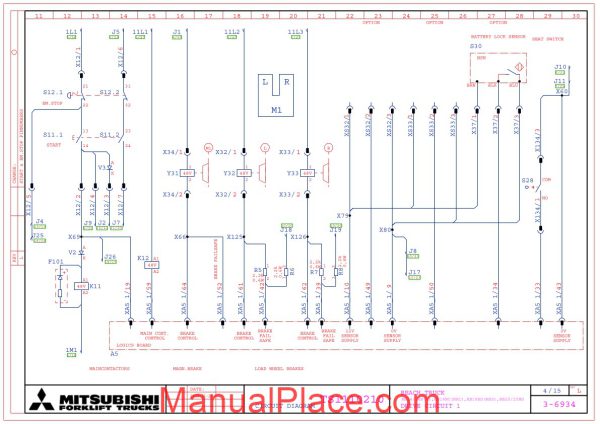 mitsubishi forklift trucks circuit diagram ts1110210 l page 4