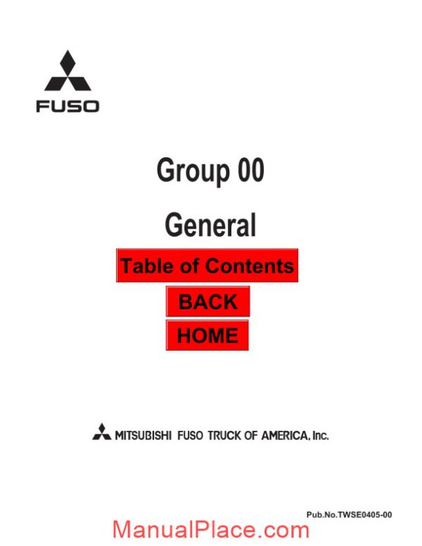 mitsubishi fuso 2005 fe fg service manual page 3