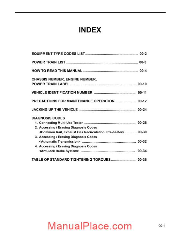 mitsubishi fuso 2005 fe fg service manual page 4