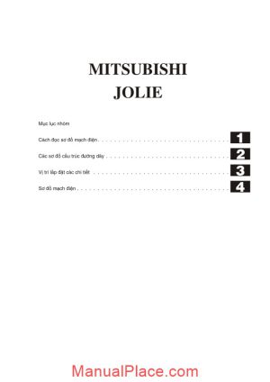 mitsubishi jolie ewd vn page 1