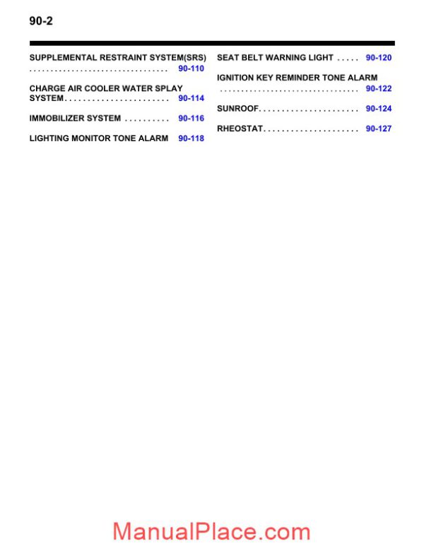 mitsubishi lancer evolution viii 2003 2006 circuit diagrams page 2