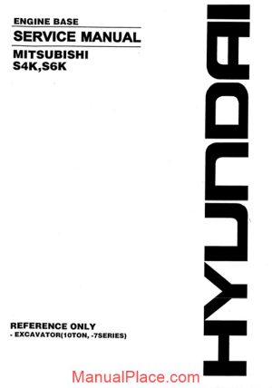 mitsubishi s4k s6k service manual page 1