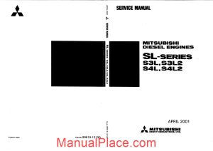 mitsubishi sl engine service manual page 1