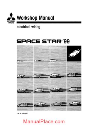 mitsubishi space star 1999 electrical wiring page 1