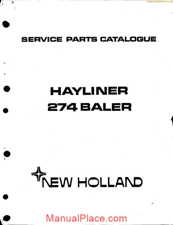 new holland 274 small baler parts sec wat page 3