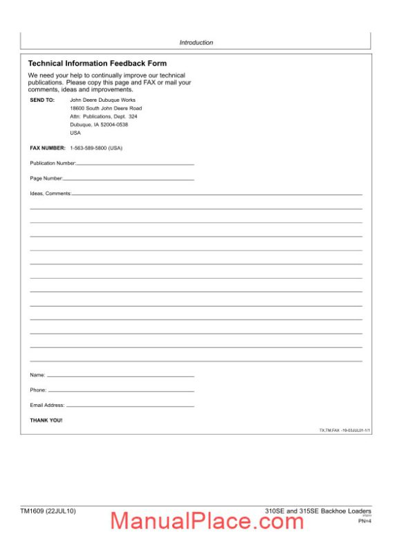 new holland 310se and 315se backhoe loader repair page 4