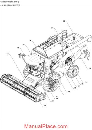 new holland cx8090 parts page 1