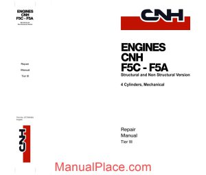 new holland engine 4 cylinders f5 en service manual page 1