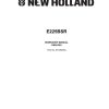 new holland excavator e225bsr en service manual page 3