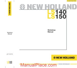 new holland skid steer loader ls140 ls150 en service manual page 1