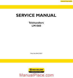 new holland telehandlers lm1060 en service manual page 1