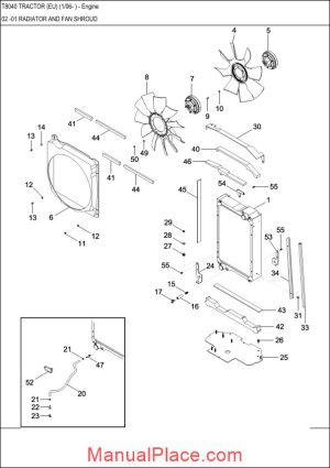 new holland tractor t8040 parts catalog page 1