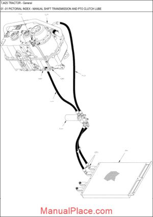 new holland tractor tj425 parts catalog page 1