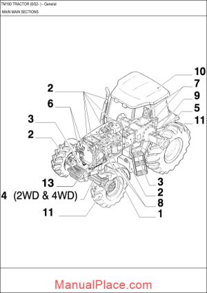 new holland tractor tm190 parts catalog page 1