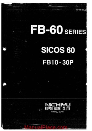 nichiyu forklift 469 fb 60 series service manual page 1