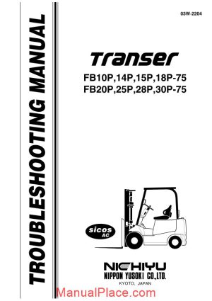 nichiyu forklift fb10 30p 75 fb 75 troubleshooting manual page 1