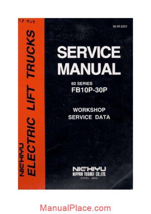 nichiyu forklift fb10 30p sicos 60 service manual page 1