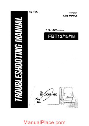 nichiyu forklift fbt 13 15 18 sicos 60 troubleshooting manual page 1