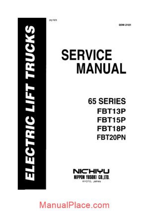 nichiyu forklift fbt13 15 18 20p sicos 65 service manual page 1