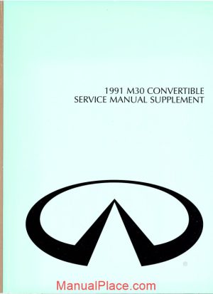 nissan m30 1991 factory shop manual supp page 1
