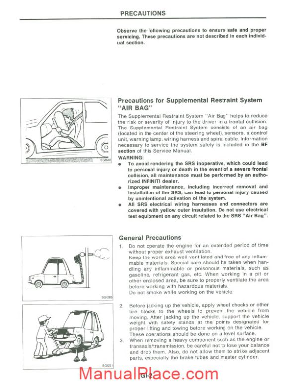 nissan m30 1992 factory shop manual mini page 4