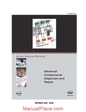 nissan official training electrical components diagnosis and repair page 1