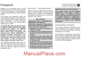 nissan sentra 2002 service manual page 1
