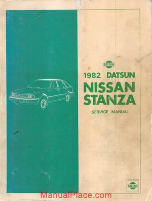 nissan stanza 1982 factory service manual page 1