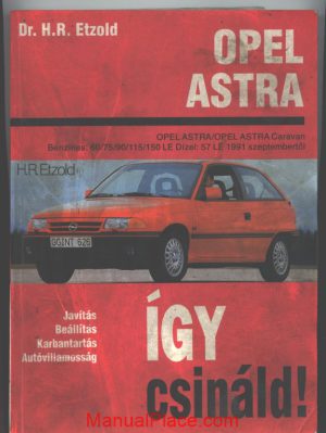opel astra f service and repair manual page 1