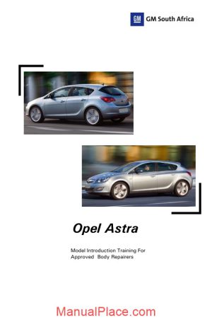 opel astra j training manual 2011 page 1