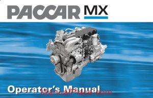 paccar engine manuals paccar mx engine operator manual page 1