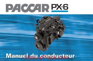 paccar engine manuals paccar px 6 manuel du conducteur francais page 1