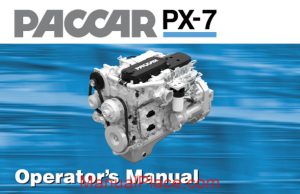 paccar engine manuals paccar px 7 engine operator manual page 1