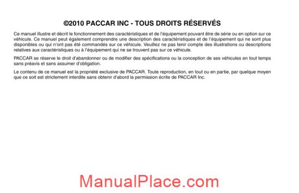 paccar engine manuals paccar px 8 engine manuel du conducteur francais page 3