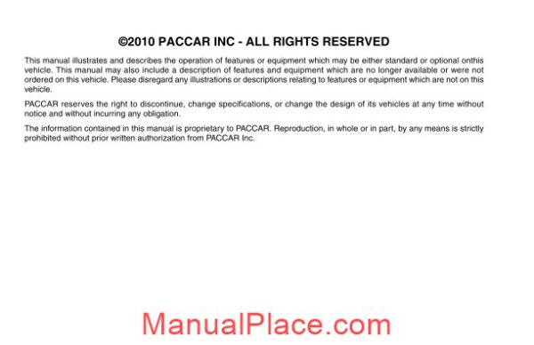 paccar engine manuals paccar px 8 engine operators manual page 4