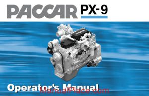 paccar engine manuals paccar px 9 engine operator manual page 1