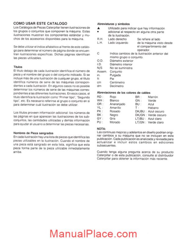 parts manual excavator caterpillar 320 b page 4