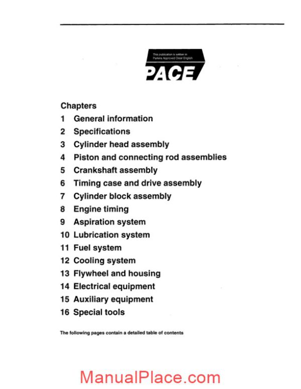 perkins 1100 series models re rf rg rh rj and rk workshop manual page 3